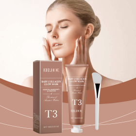 EELHOE Collagen Peel And Tear Facial Mask Moisturizing, Moisturizing, Wrinkle Resisting, Skin Brightening And Tear Facial Mask (Option: 1pcs)